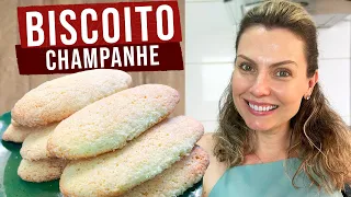 FAÇA EM CASA! O MELHOR BISCOITO CHAMPANHE QUE EXISTE