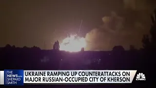 Ukrainian forces go on the offensive