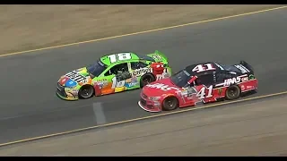 Flashback: Busch brothers battle to the finish at Sonoma