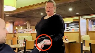 Tipping The Denny's Waitress $2000!!