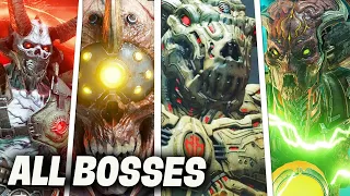 DOOM Eternal: All Bosses / All BossFights (With Cutscenes) 1080p 60fps