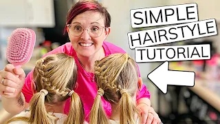 BEAUTIFUL KIDS HAIRSTYLE TUTORIAL | CUTE SIMPLE GIRLS HAIRSTYLE | How To Style Hair