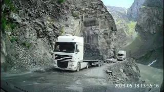 Памирский тракт с видео регистратора автомобиля.