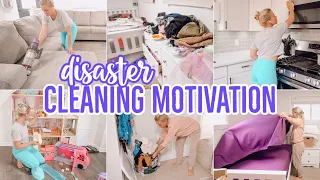 DISASTER CLEANING MOTIVATION  // CLEAN WITH ME // SUNDAY RESET CLEANING // BECKY MOSS