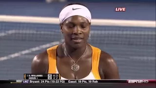 Serena Williams v. Justine Henin | 2010 Australian Open Highlights