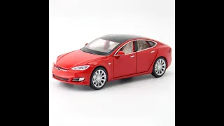 Модель автомобиля Tesla X90 1:32. Металлическая машинка, инерционная машинка Тесла