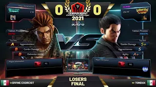 Divine_Exorcist4 (Eddy) vs. Tondox (Kazuya) - TOC 2021 Central America Masters: Losers Finals