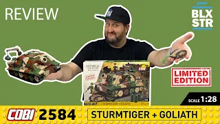 COBI 2584 & 2585 STURMTIGER + GOLIATH 💥 LIMITED EDITION 💥 1:28 ▶️ UNBOXING & REVIEW 4K