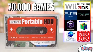 Super HD Kinhank 2TB com 70.000 GAMES! É só Plugar e Jogar!