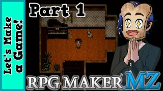 RPGMaker MZ: Making a Horror Game! (Pt 1: Setting The Scene)