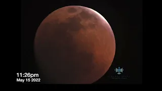 May 15th 2022 Lunar Eclipse from Rochester, NY 4K HDR