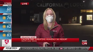 Live at 4: Caldor Fire activity overnight in South Lake Tahoe