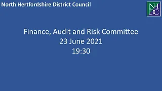 Finance, Audit and Risk Committee - 23 June 2021