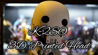 LIFESIZE K-2SO 3D PRINTED HEAD AND STAND