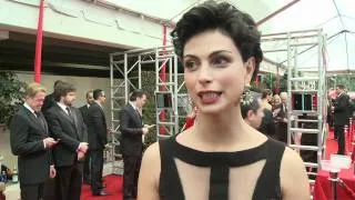 Morena Baccarin - HFPA Red Carpet Interview- Golden Globes 2012