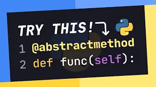 How To Use: "@abstractmethod" In Python (Tutorial 2023)