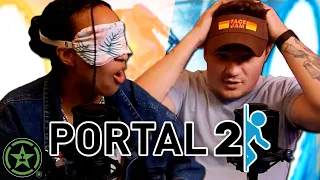 Can You Race Portal 2 Blindfolded? - Go-Op