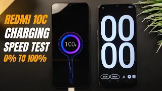 Xiaomi Redmi 10C Charging Speed Test | 0% To 100% | 5000mah Battery |18W Fast Charging |