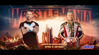 WWE2K24 | CM Punk vs Cody Rhodes | No Holds Barred Match & Undisputed WWE Universal Championship