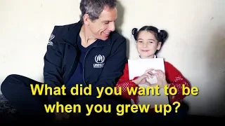 Ben Stiller learns the dreams of an 8-year-old Syrian refugee