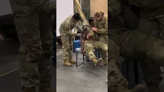 Flu shot in the army