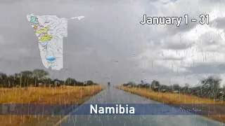 31 astonishing rainy days - diary (1 - 31 January 2021 in Namibia)