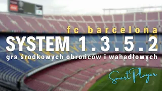 system 1-3-5-2 - gra środkowych obrońców i wahadłowych - FC Barcelona