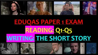 EDUQAS PAPER 1 EXAM WALKTHROUGH (All questions!) GCSE English Language