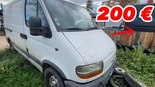 LE FERRAILLEUR ACHÈTE UN RENAULT MASTER A 200 € ( un peu atypique 🤣)