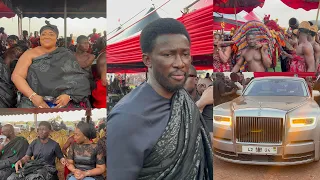Watch how The New Force Cheddar & his Beautiful Wife Storms one of the biggest Funeral in Kumasi 🔥