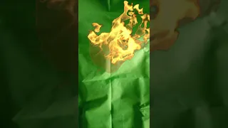 green screen fire hand effect