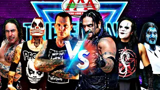 VAMPIRO, MESÍAS y PAGANO vs LA SECTA CIBERNÉTICA en TRIPLEMANÍA XXXII MTY