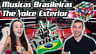 🇧🇷 Gringo Reage "Musicas Brasileiras no The Voice no Exterior"