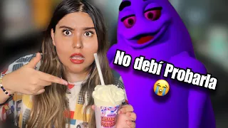 PROBANDO la MALTEADA GRIMACE SHAKE en LA VIDA REAL - Meli Rico