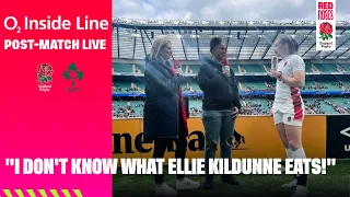 "It’s quiet compared to what we’ve been training with!" | POST-MATCH LIVE | O2 Inside Line Live