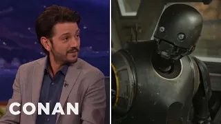 Diego Luna Got A Lot Of Face Time With Alan Tudyk In “Rogue One" | CONAN on TBS