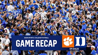 Duke UPSETS No. 9 Clemson In Durham I FULL RECAP I CBS Sports