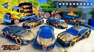 GTA 5 - Stealing NEED FOR SPEED CARS with Franklin! (Real Life Cars #260)