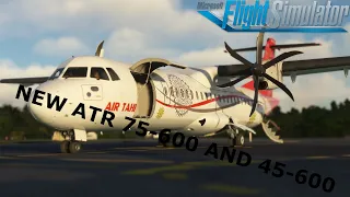 NEW ATR 75-600 and 45-600 | Tahiti Airlines landing Bora Bora