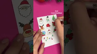 🎄 10 НОВОГОДНИХ НАКЛЕЕК ЗА 1 минуту 😳 новогодние поделки своими руками