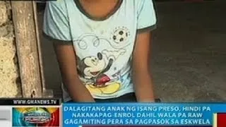 BP: Dalagitang anak ng isang preso sa Laoag, hindi pa nakakaenrol dahil wala pang pera