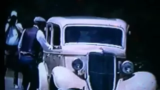 Bonnie and Clyde ambush at actual site in Gibsland, La.