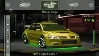 NFS Underground 2 Mitsubishi Lancer Evolution 8 tune and drift win