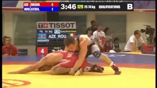 Kazan-2013 / Jabrayil Hasanov AZE) - Marius Atofani (ROU) - 1/16 final