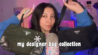 ASMR my designer bag collection (I have a cold, sorry lol)