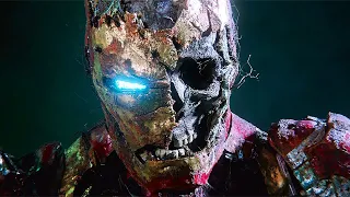 Zombie Iron Man   Mysterio Illusion Scene   Spider Man  Far From Home 2019 HD