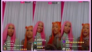 Nicki Minaj goes live with Bia, talks about female rappers and smash or pass