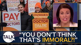 "People Are Going To Die" Julia Hartley-Brewer CHALLENGES Dr Tony O’Sullivan Over Doctors' Strikes