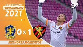 RETRÔ 0 X 1 SPORT | MELHORES MOMENTOS | 8ª RODADA PERNAMBUCANO  2021 | ge.globo