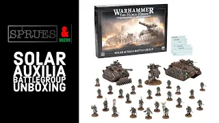 Plastic Solar Auxilia Battle Group Unboxing and Review - Warhammer The Horus Heresy